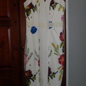 Ted Baker Floral Dress Sleeveless Size 0 NWT